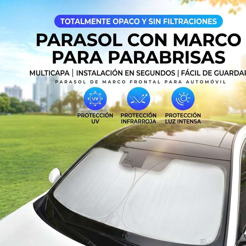Protector solar Pegable para auto